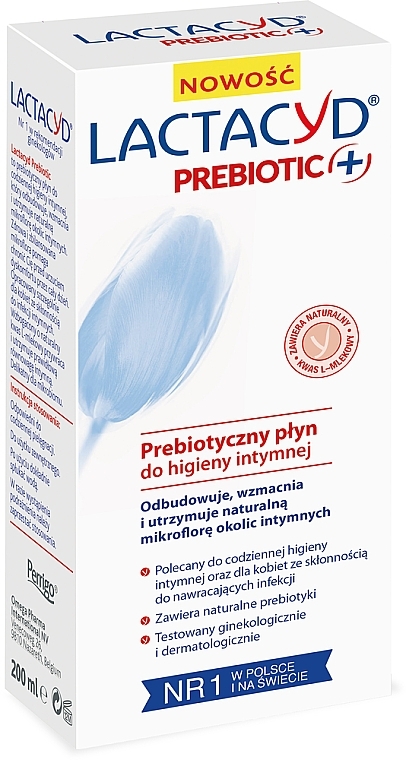 PRZECENA! Lactacyd Prebiotic Plus - Prebiotyczny płyn do higieny intymnej * — Zdjęcie N2