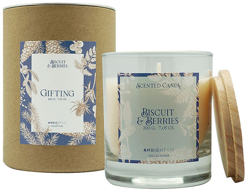 Świeca zapachowa Ciastka & Jagody - Ambientair Gifting Scented Candle — Zdjęcie N1