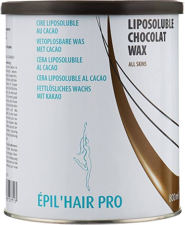 Rozpuszczalny w tłuszczach ciepły wosk do depilacji - Sibel Epil' Hair Pro Liposoluble Choco Wax Face And Body — Zdjęcie N1