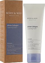 Pianka oczyszczająca do twarzy z kolagenem i niacynamidem - Mary & May White Collagen Cleansing Foam — Zdjęcie N2