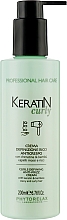 Krem do wygładzania kręconych włosów - Phytorelax Laboratories Keratin Curly Curls Defining Anti-Frizz Cream — Zdjęcie N2