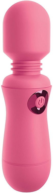 PRZECENA! Wibrator, różowy - PipeDream OMG! Wands #Enjoy Rechargeable Vibrating Wand Pink * — Zdjęcie N2