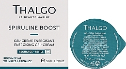 Energetyzujący żel-krem do twarzy - Thalgo Spiruline Boost Energising Anti-Pollution Gel-Cream Refill (uzupełnienie) — Zdjęcie N2