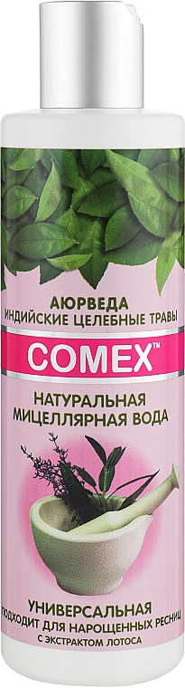 Woda micelarna z ekstraktem z lotosu - Comex Ayurvedic Natural — Zdjęcie N2