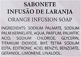 Mydło w kostce Pomarańczowy napar - Essencias de Portugal Orange Infusion Soap — Zdjęcie N2