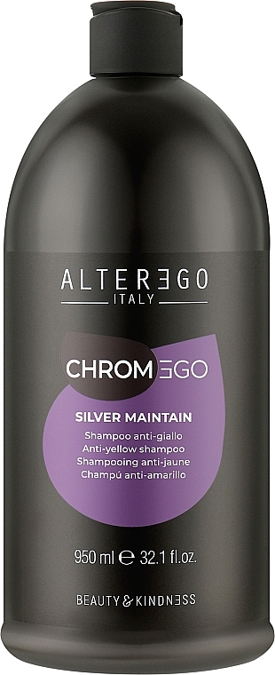 Szampon do włosów blond i siwych - Alter Ego ChromEgo Silver Maintain Shampoo — Zdjęcie N2
