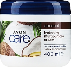 Rewitalizujący wielofunkcyjny krem ​​do twarzy, dłoni i ciała z olejkiem kokosowym - Avon Care Coconut Hydrating Multipurpose Cream — Zdjęcie N1