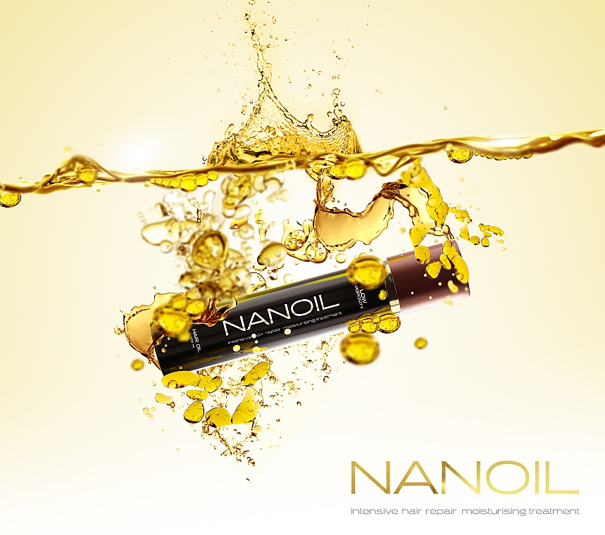 Olejek do włosów niskoporowatych - Nanoil Hair Oil Low Porosity — Zdjęcie N4