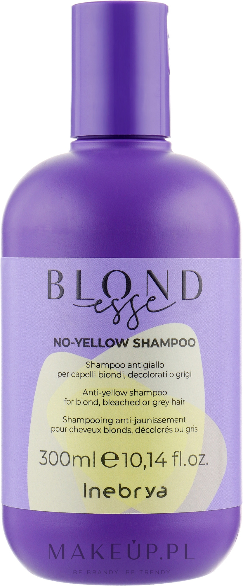 Szampon do włosów rozjaśnianych lub siwych - Inebrya Blondesse No-Yellow Shampoo — Zdjęcie 300 ml