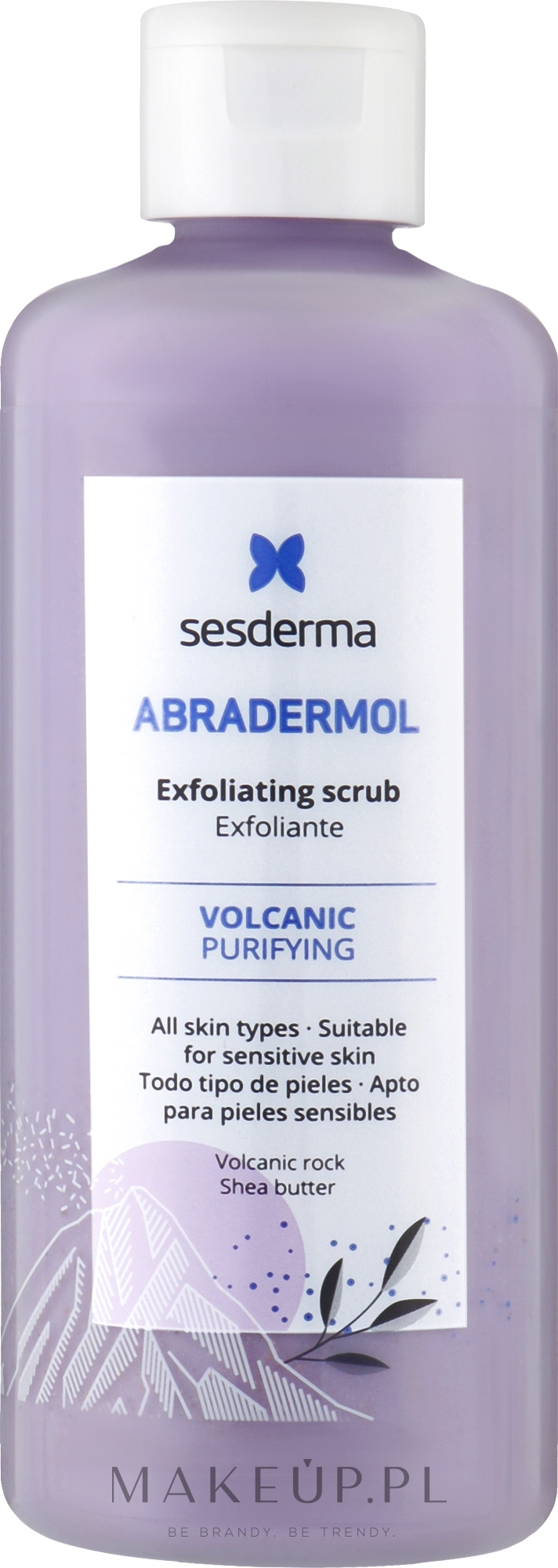 Peeling do twarzy i ciała - SesDerma Laboratories Abradermol Volcanic Exfoliating Scrub — Zdjęcie 250 ml