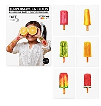 Kup PRZECENA! Tymczasowe tatuaże - TATTon.me Ice Cream Set *