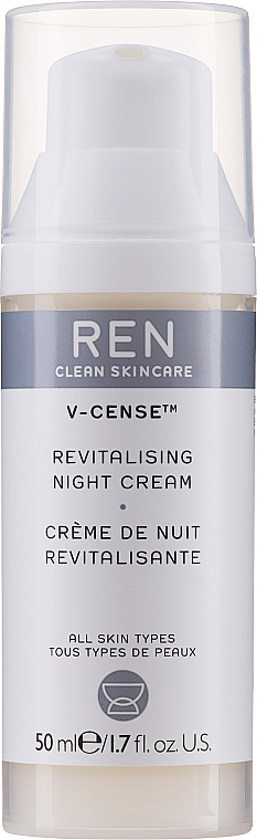 Rewitalizujący krem na noc - Ren V-Cense Revitalising Night Cream — Zdjęcie N1