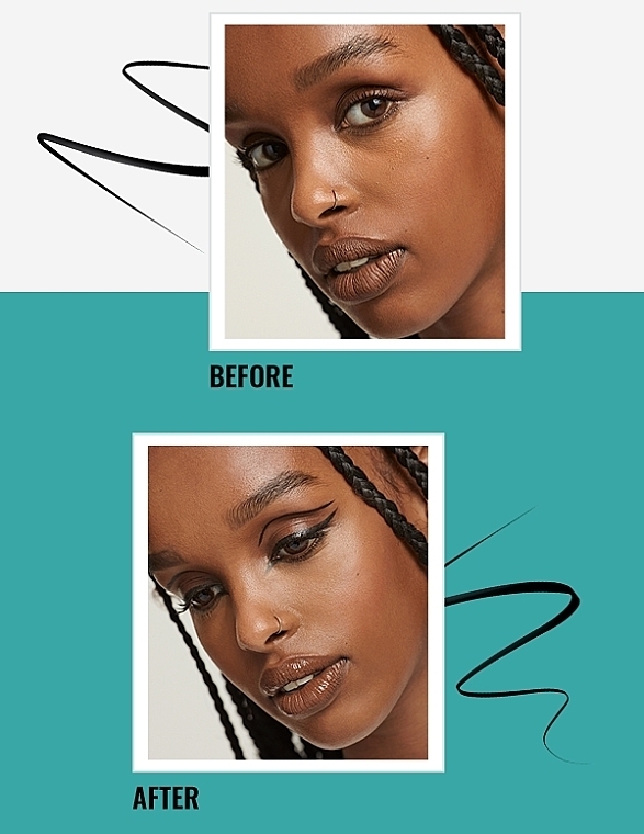 Wodoodporny eyeliner - Rimmel Exaggerate Waterproof Eye Liner — Zdjęcie N6