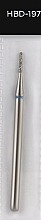 Frez diamentowy, walec zaokrąglony, L-6 mm, 1,0 mm, niebieski - Head The Beauty Tools — Zdjęcie N1