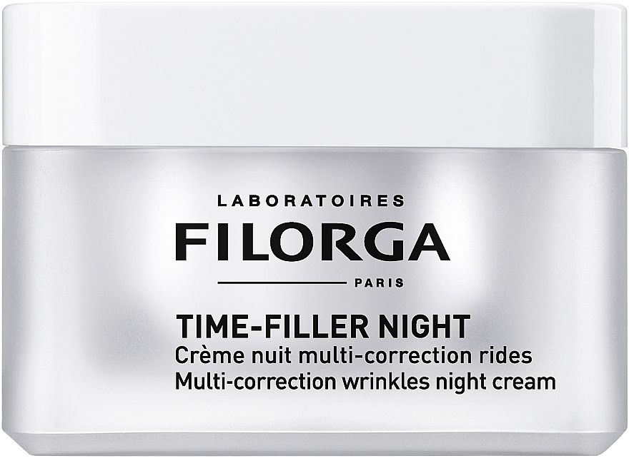 PRZECENA! Multikorekcyjny krem przeciwzmarszczkowy do twarzy - Filorga Time-filler Night Cream * — Zdjęcie N2