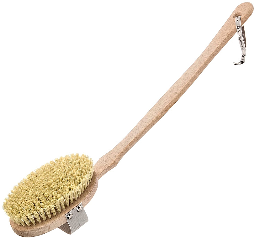 Naturalna szczotka z wyjmowanym uchwytem - Hydrea London Professional Spa Dry Body Brush + Detachable Hand — Zdjęcie N1