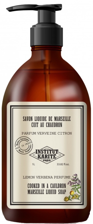 Perfumowane mydło w płynie - Institut Karite Lemon Verbena So Vintage Marseille Liquid Soap — Zdjęcie N1