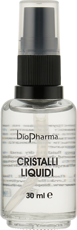 Olejek do włosów z olejem lnianym i pantenolem - Biopharma Bio Oil Crystals — Zdjęcie N1