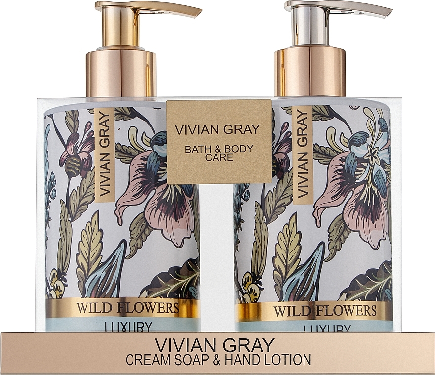 Vivian Gray Wild Flowers - Zestaw (soap/250ml + h/lot/250ml)