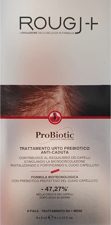 Ampułki przeciw wypadaniu włosów - Rougj+ ProBiotic Anti-Caduta — Zdjęcie N1