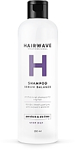 Szampon bezsiarczanowy do włosów przetłuszczających się Sebum Balance - HAIRWAVE — Zdjęcie N3