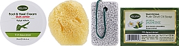Zestaw, mydło o zapachu jaśminu - Kalliston (f/cr/75ml + soap/100g + stone/1pc + sponge/1pc) — Zdjęcie N2