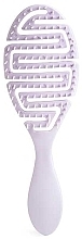 Szczotka do włosów, fioletowa - IDC Institute Flexible Hair Brush — Zdjęcie N1