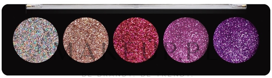 Paleta brokatów do powiek - Profusion Cosmetics Gems Glitter Palette — Zdjęcie Amethyst Gems