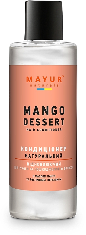 Regenerująca naturalna odżywka do włosów suchych i zniszczonych Mango - Mayur