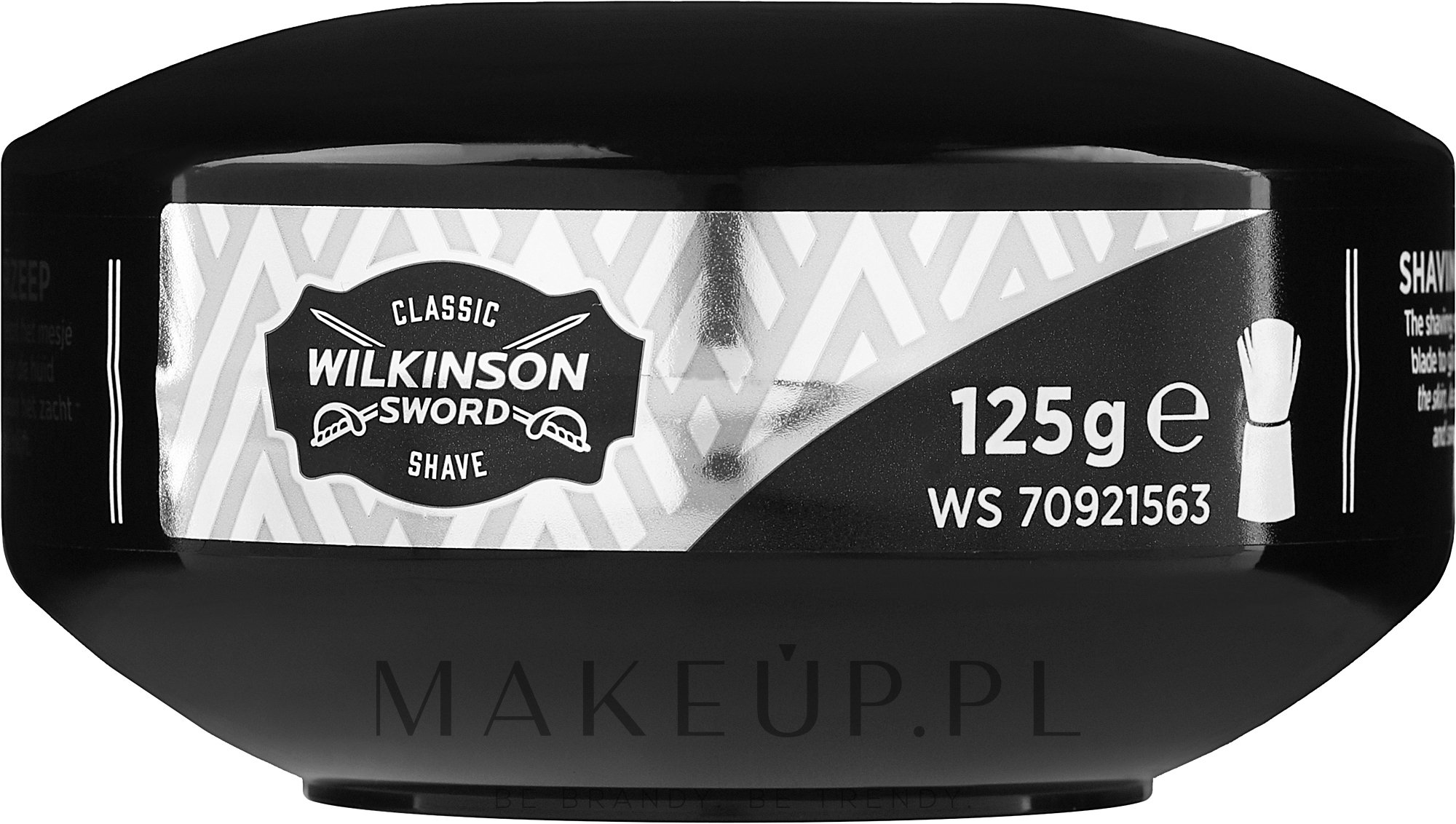 Mydło do golenia w plastikowej mydelniczce - Wilkinson Sword Classic Shaving Soap — Zdjęcie 125 g