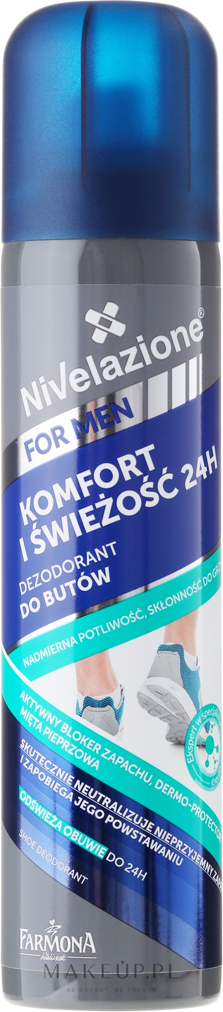 Dezodorant do butów - Farmona Nivelazione For Men Shoe Antiperspirant — Zdjęcie 180 ml