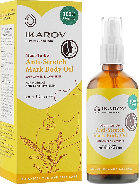 Olej na rozstępy - Ikarov Anti-Stretch Mark Body Oil — Zdjęcie N2