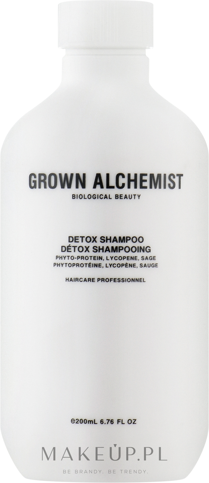 Detoksujący szampon do włosów - Grown Alchemist Detox Shampoo Hydrolyzed Silk Protein & Black Pepper & Sage — Zdjęcie 200 ml