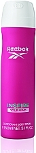 Dezodorant dla kobiet - Reebok Inspire Your Mind Deodorant Body Spray — Zdjęcie N1