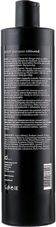 Szampon do włosów farbowanych z ceramidami, jagodami goji i olejem monoi - idHair Shampoo Coloured — Zdjęcie N2