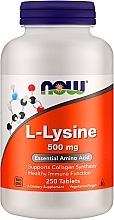 Kup L-lizyna w tabletkach 500 mg - Now Foods L-Lysine Tablets