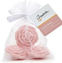 Róże mydlane w woreczku z organzy Pink–Roses - Isabelle Laurier Soap  — Zdjęcie N1