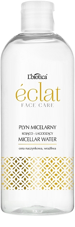 Kojąco-łagodzący płyn micelarny do twarzy - L'biotica Eclat Face Care — Zdjęcie N1
