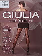 Rajstopy damskie Chic Bikini, 20 DEN, nero - Giulia — Zdjęcie N1