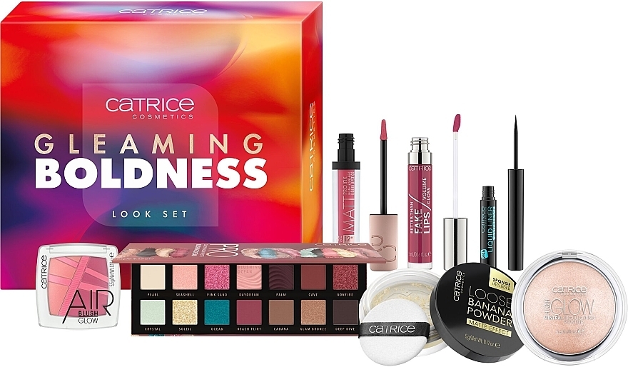 Zestaw do makijażu, 7 produkty - Catrice Gleaming Boldness Look Set — Zdjęcie N1