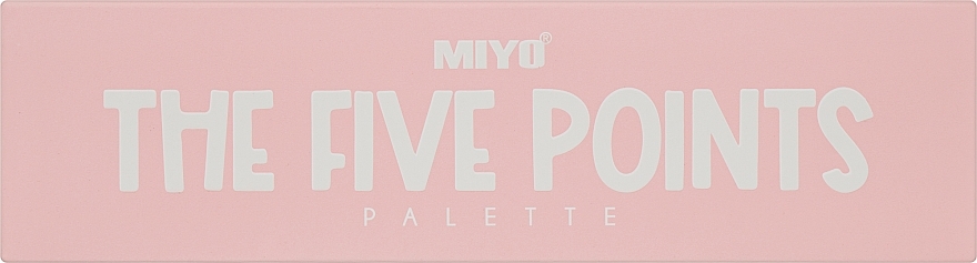 Paletka cieni do powiek - Miyo Five Points Palette — Zdjęcie N3