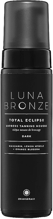 Pianka samoopalająca do ciała - Luna Bronze Total Eclipse Express Tanning Mousse Dark — Zdjęcie N1