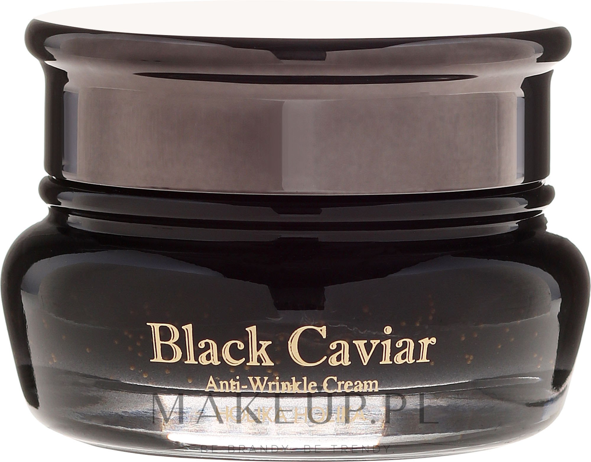 Przeciwzmarszczkowy krem regenerujący do twarzy z ekstraktem z czarnego kawioru - Holika Holika Black Caviar Anti-Wrinkle Cream — Zdjęcie 50 ml