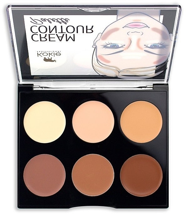 Paleta do makijażu - Kokie Professional Cream Contour Palette — Zdjęcie N1