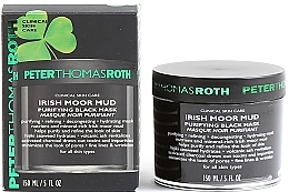 Oczyszczająca maska ​​do twarzy w płachcie - Peter Thomas Roth Irish Moor Mud Purifying Black Mask — Zdjęcie N2