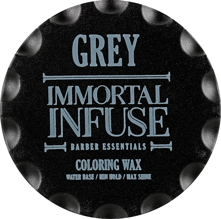 Wosk do stylizacji włosów - Immortal Infuse Grey Coloring Wax — Zdjęcie N1