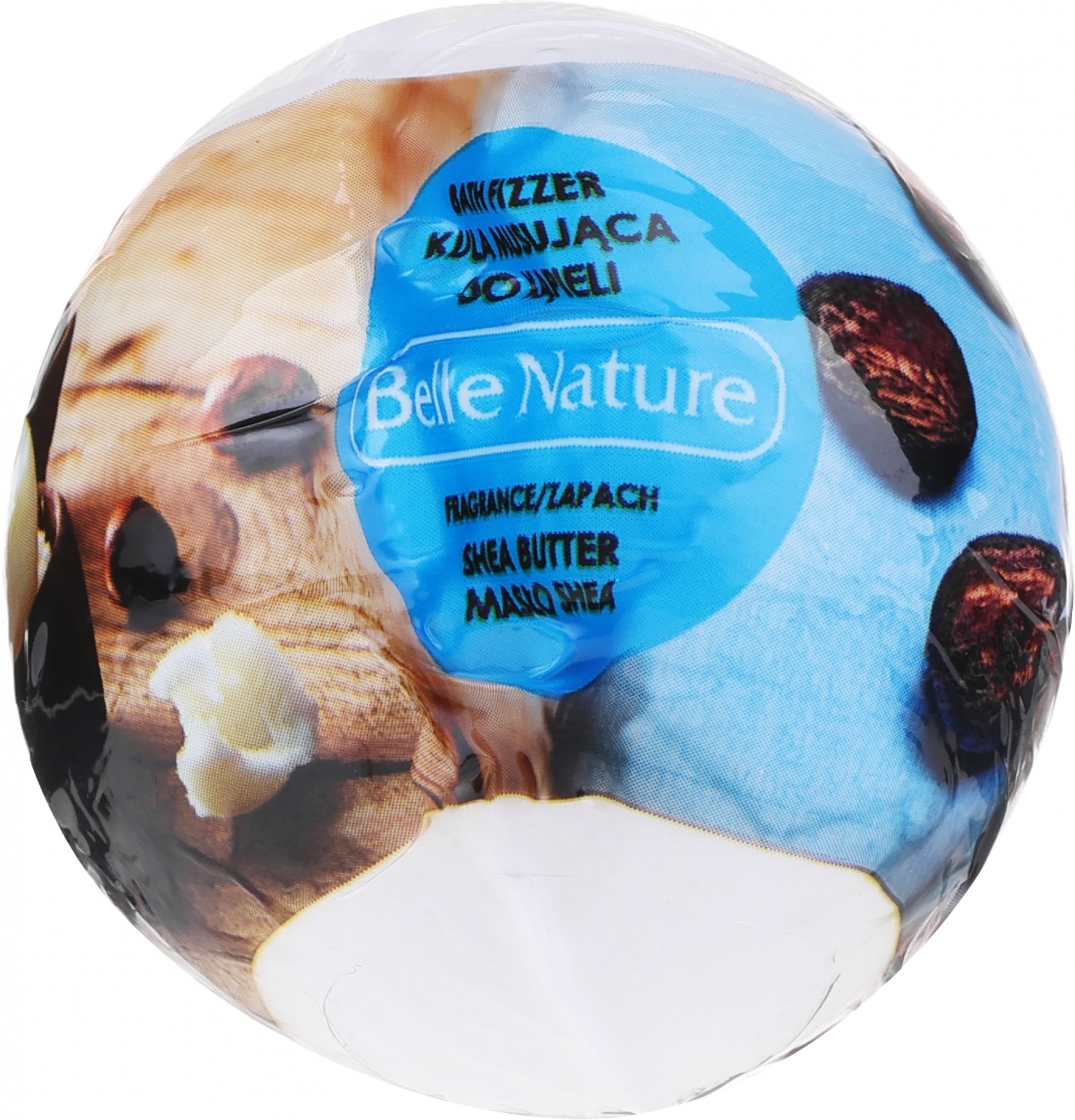 Kula do kąpieli z masłem shea - Belle Nature — Zdjęcie 50 g