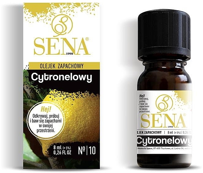 Olejek aromatyczny Citronella - Sena Aroma Oil №10 Citronella — Zdjęcie N2