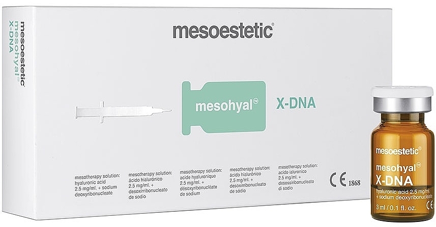 Produkt biorewitalizujący - Mesoestetic Mesohyal X-DNA — Zdjęcie N1