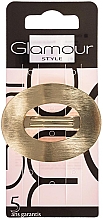 Kup Automatyczna spinka do włosów 417401, owalna złota - Glamour